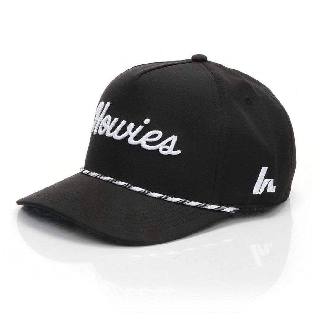 Howies Hockey The Tour Lid Hat Polyester Baseball Hat - Black